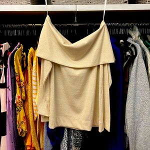 NWT Sexy Off-shoulder Lightweight Loft Sweater